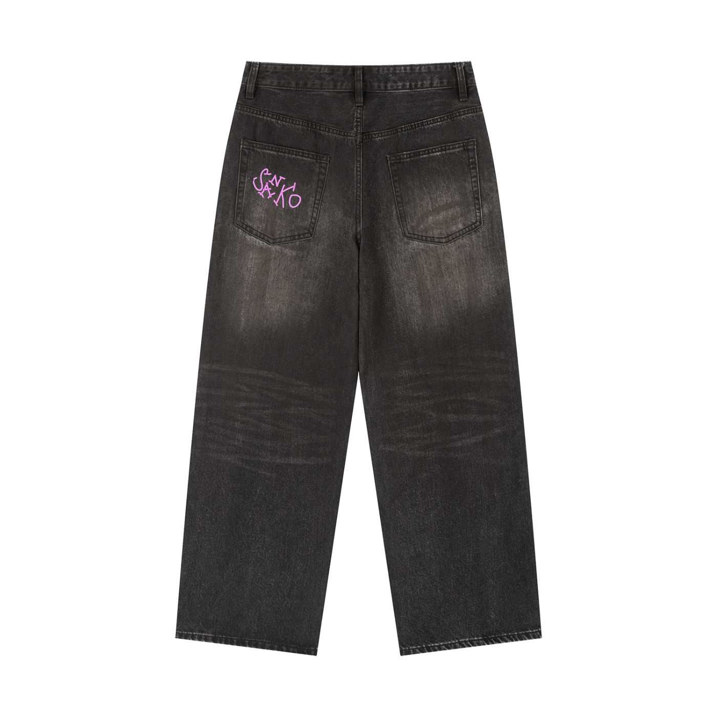 Vintage Wash Heavyweight Denim Jeans
