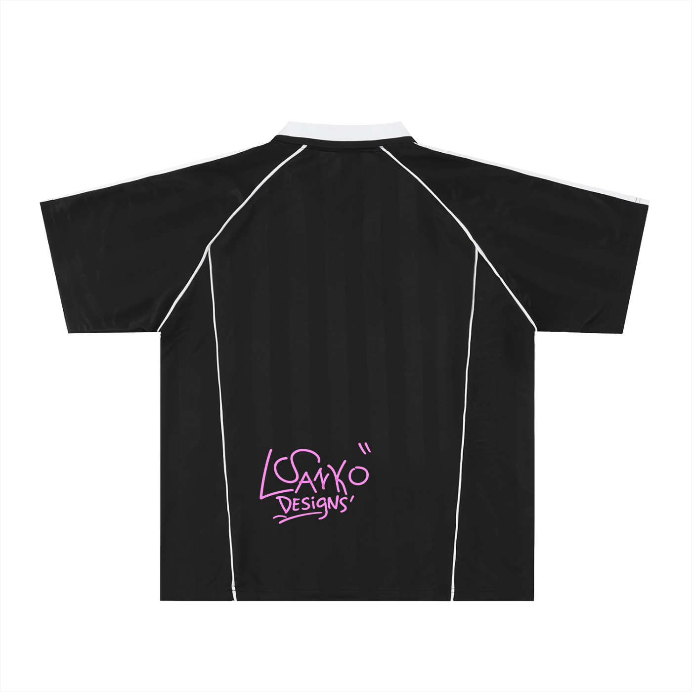 Shadow Stripe Collared Soccer Jersey