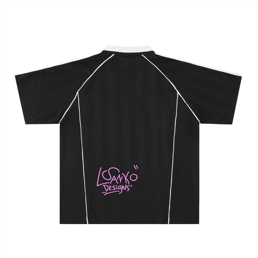 Shadow Stripe Collared Soccer Jersey